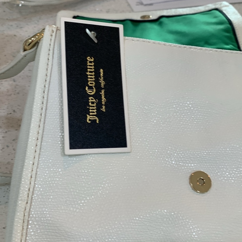 Juicy Couture White Leather Handbag and Matching Wallet Vintage💕 - Picture 7 of 7